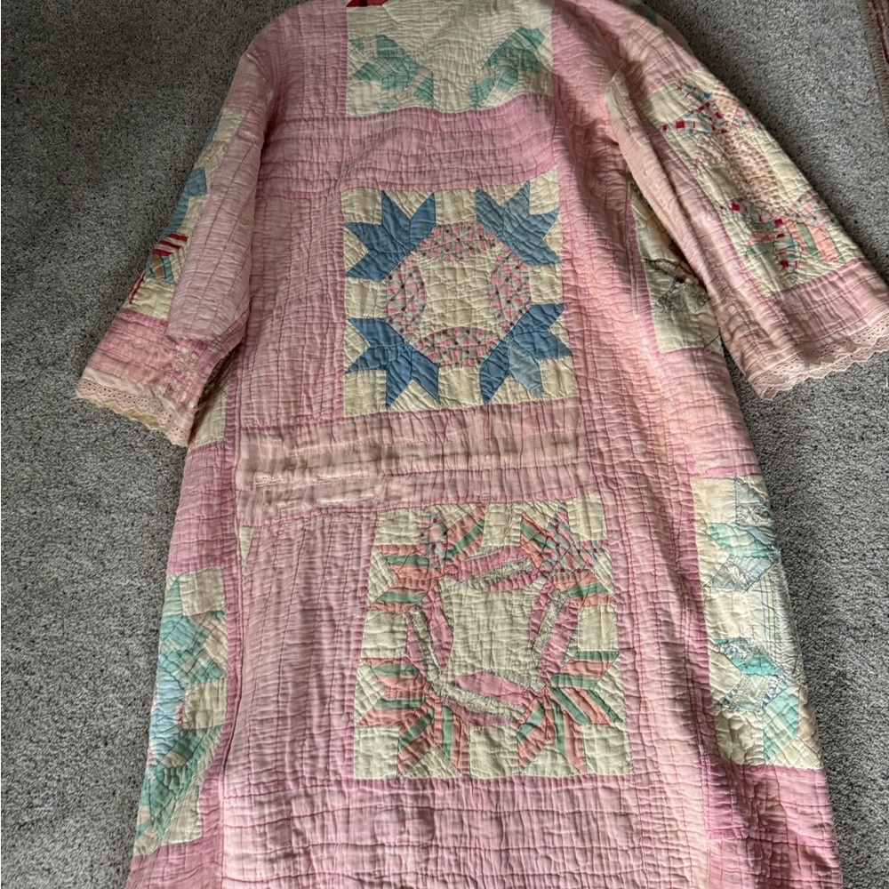 Vintage Patchwork Quilt Coat
